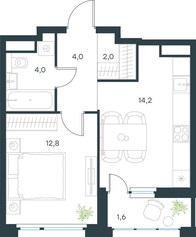 Продажа квартиры, 38,6 м² в ЖК «Город «В лесу»», жилой комплекс Город в Лесу, посёлок Отрадное, городской округ Красногорск, Московская область, Россия #1 Продажа квартиры, 38,6 м² в ЖК «Город «В лесу»», жилой комплекс Город в Лесу, посёлок Отрадное, городской округ Красногорск, Московская область, Россия #1