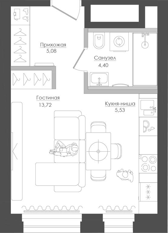 Apartment Sale, 30.89 sq. m. at Seliger City, Ilmenskiy Drive, 14к3, Moscow, Russia #1 Apartment Sale, 30.89 sq. m. at Seliger City, Ilmenskiy Drive, 14к3, Moscow, Russia #1