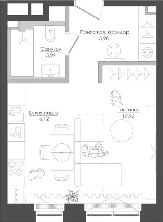 Apartment Sale, 32.74 sq. m. at Seliger City, Ilmenskiy Drive, 14к3, Moscow, Russia #1 Apartment Sale, 32.74 sq. m. at Seliger City, Ilmenskiy Drive, 14к3, Moscow, Russia #1