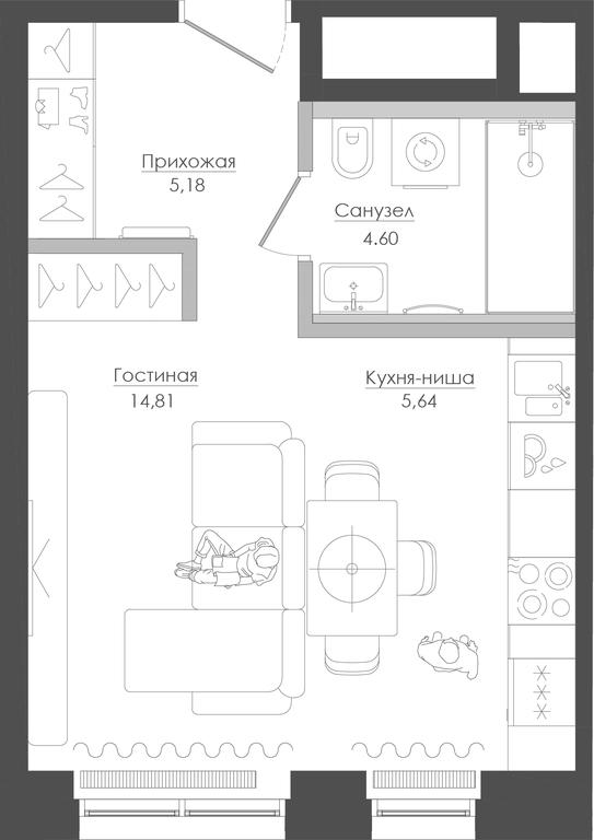 Apartment Sale, 30.89 sq. m. at Seliger City, Ilmenskiy Drive, 14к3, Moscow, Russia #1 Apartment Sale, 30.89 sq. m. at Seliger City, Ilmenskiy Drive, 14к3, Moscow, Russia #1