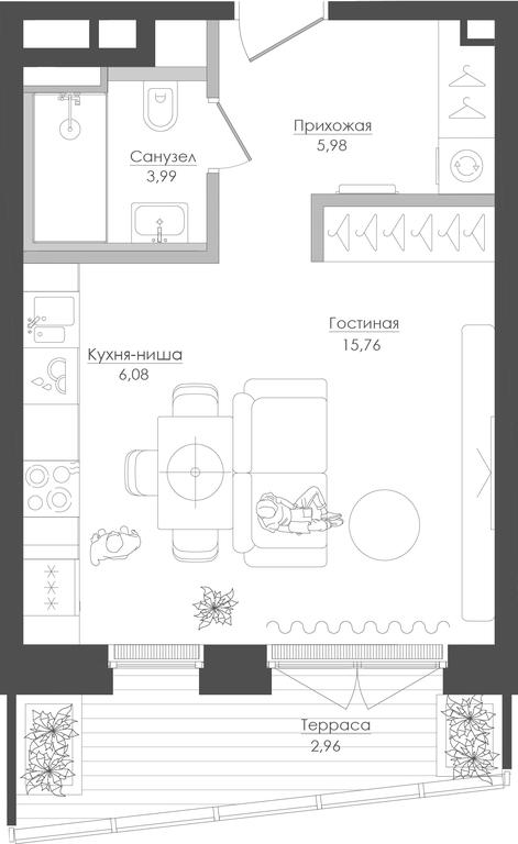 Apartment Sale, 35.81 sq. m. at Seliger City, Ilmenskiy Drive, 14к3, Moscow, Russia #1 Apartment Sale, 35.81 sq. m. at Seliger City, Ilmenskiy Drive, 14к3, Moscow, Russia #1