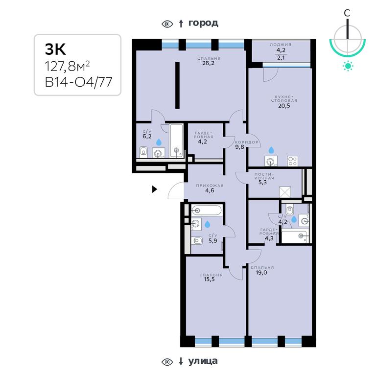 3-BD Apartment Sale, 127.8 sq. m. at SberCity, zhiloy kompleks Sbersiti, Rublyovo-Arkhangelskoye Microdistrict, Moscow, Russia #2 3-BD Apartment Sale, 127.8 sq. m. at SberCity, zhiloy kompleks Sbersiti, Rublyovo-Arkhangelskoye Microdistrict, Moscow, Russia #2