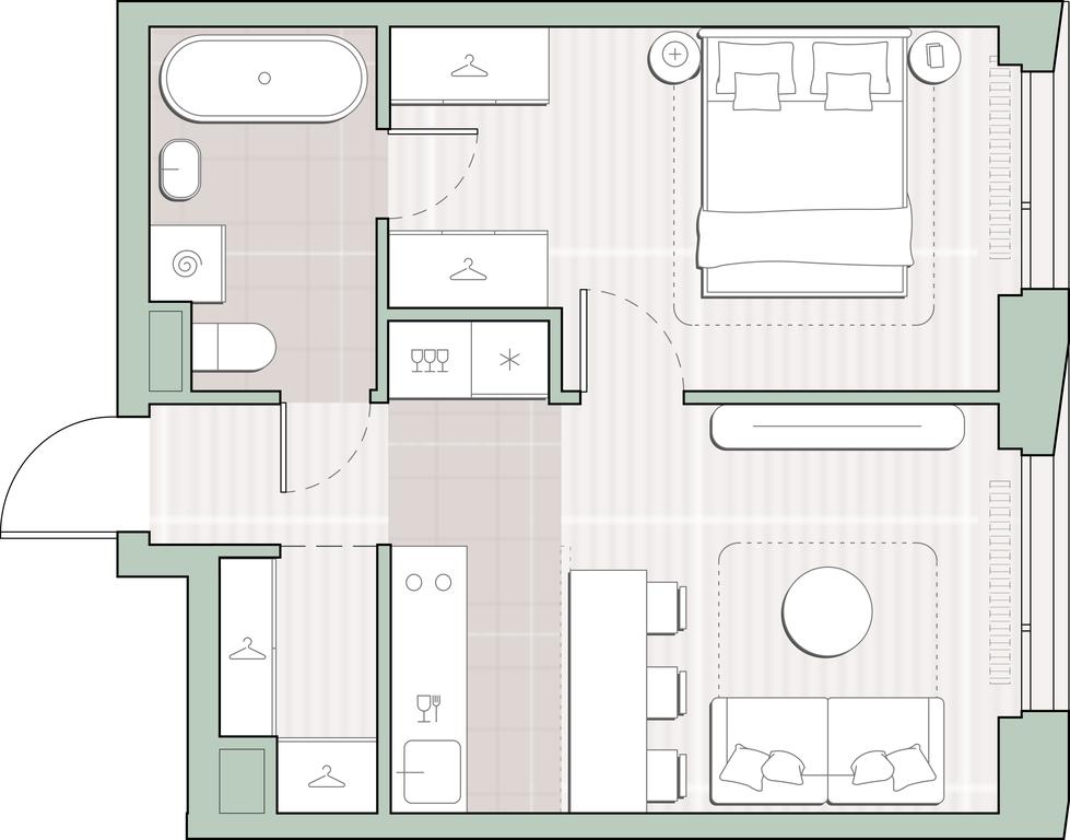 1-BD Apartment Sale, 38.8 sq. m. at Sreda na Lobachevskogo, Ochakovskoye Highway, Moscow, Russia #1 1-BD Apartment Sale, 38.8 sq. m. at Sreda na Lobachevskogo, Ochakovskoye Highway, Moscow, Russia #1