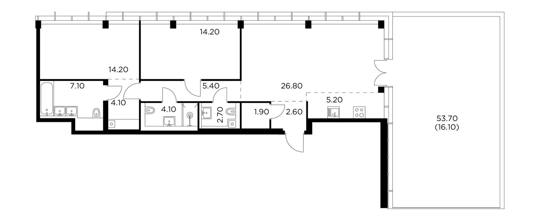 2-BD Apartment Sale, 104.4 sq. m. at Injoy, Admirala Makarova Street, 2с1, Moscow, Russia #1 2-BD Apartment Sale, 104.4 sq. m. at Injoy, Admirala Makarova Street, 2с1, Moscow, Russia #1