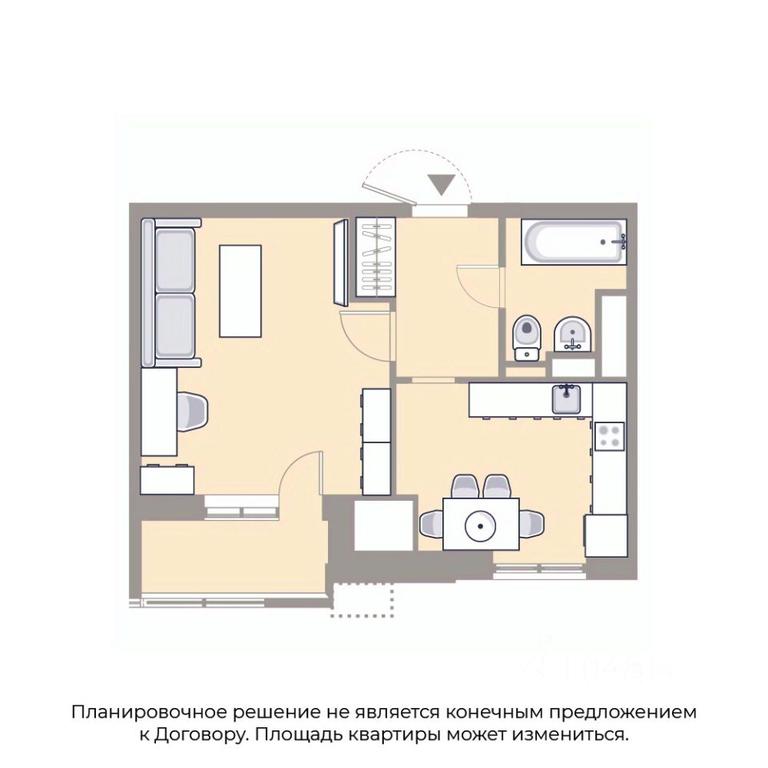 Apartment Sale, 38.6 sq. m. at Park Legend, Avtozavodskaya Street, Moscow, Russia #1