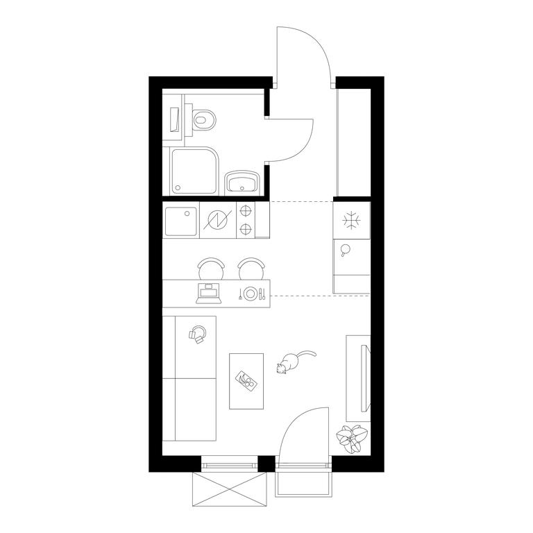 Apartment Sale, 19 sq. m. at Tomilinskiy Bulvar, Novaya Street, 1, Kotelniki, Moscow Region, Russia #1 Apartment Sale, 19 sq. m. at Tomilinskiy Bulvar, Novaya Street, 1, Kotelniki, Moscow Region, Russia #1