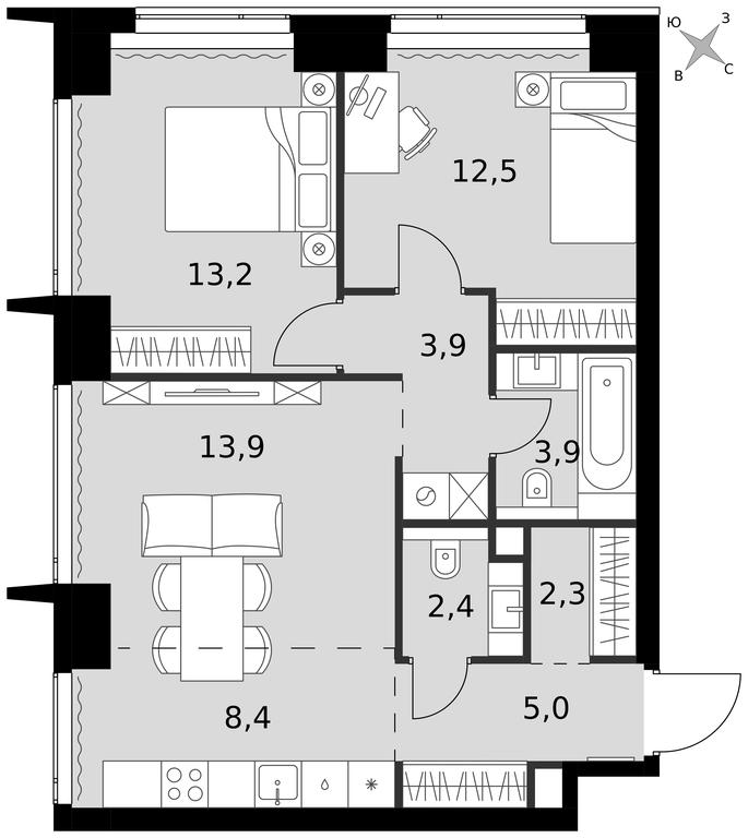 3-BD Apartment Sale, 65.5 sq. m. at Amber City, 3rd Khoroshyovsky Drive, 3А, Moscow, Russia #1 3-BD Apartment Sale, 65.5 sq. m. at Amber City, 3rd Khoroshyovsky Drive, 3А, Moscow, Russia #1