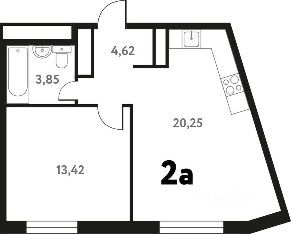 1-BD Apartment Sale, 42.26平方米 at Iuzhnoe Pushkino, Shkolnaya ulitsa, mikrorayon Mamontovka, Pushkino, Moscow Region, Russia #1 1-BD Apartment Sale, 42.26平方米 at Iuzhnoe Pushkino, Shkolnaya ulitsa, mikrorayon Mamontovka, Pushkino, Moscow Region, Russia #1
