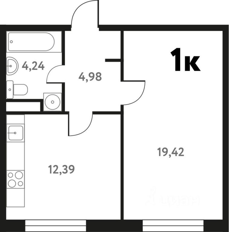 Apartment Sale, 41.12平方米 at Iuzhnoe Pushkino, Shkolnaya ulitsa, mikrorayon Mamontovka, Pushkino, Moscow Region, Russia #1 Apartment Sale, 41.12平方米 at Iuzhnoe Pushkino, Shkolnaya ulitsa, mikrorayon Mamontovka, Pushkino, Moscow Region, Russia #1
