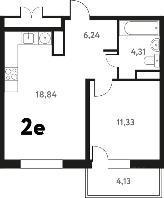 1-BD Apartment Sale, 41.48 sq. m. at Iuzhnoe Pushkino, Shkolnaya ulitsa, mikrorayon Mamontovka, Pushkino, Moscow Region, Russia #1 1-BD Apartment Sale, 41.48 sq. m. at Iuzhnoe Pushkino, Shkolnaya ulitsa, mikrorayon Mamontovka, Pushkino, Moscow Region, Russia #1