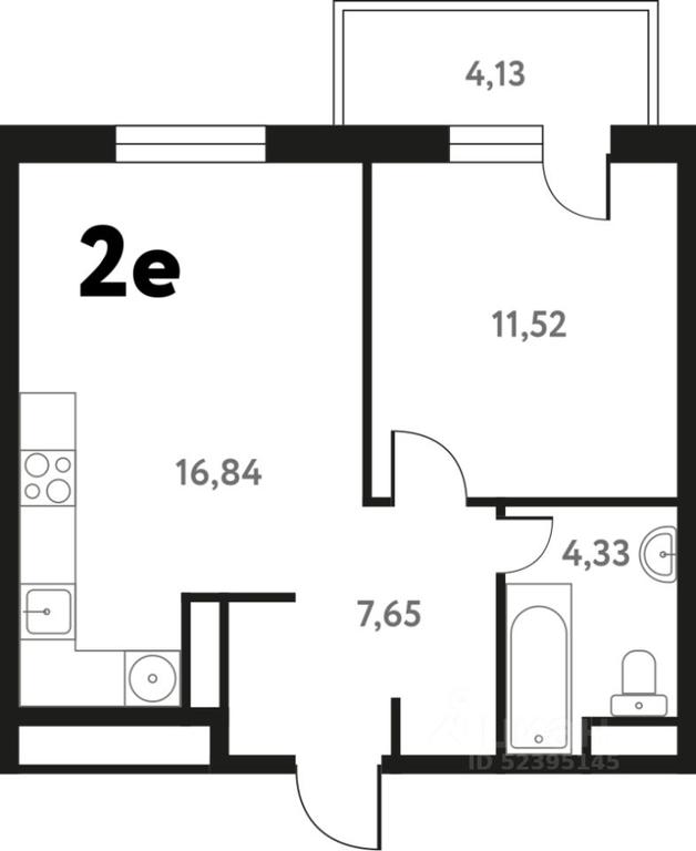1-BD Apartment Sale, 41.66平方米 at Iuzhnoe Pushkino, Shkolnaya ulitsa, mikrorayon Mamontovka, Pushkino, Moscow Region, Russia #1 1-BD Apartment Sale, 41.66平方米 at Iuzhnoe Pushkino, Shkolnaya ulitsa, mikrorayon Mamontovka, Pushkino, Moscow Region, Russia #1