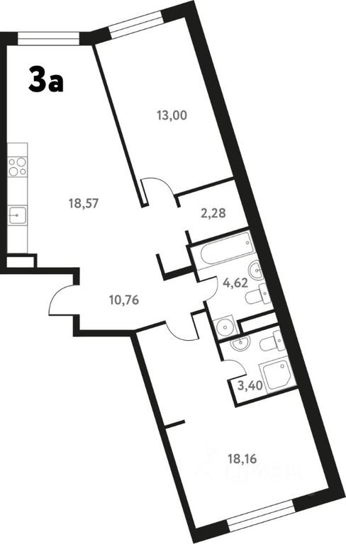 2-BD Apartment Sale, 71.44平方米 at Iuzhnoe Pushkino, Shkolnaya ulitsa, mikrorayon Mamontovka, Pushkino, Moscow Region, Russia #1 2-BD Apartment Sale, 71.44平方米 at Iuzhnoe Pushkino, Shkolnaya ulitsa, mikrorayon Mamontovka, Pushkino, Moscow Region, Russia #1