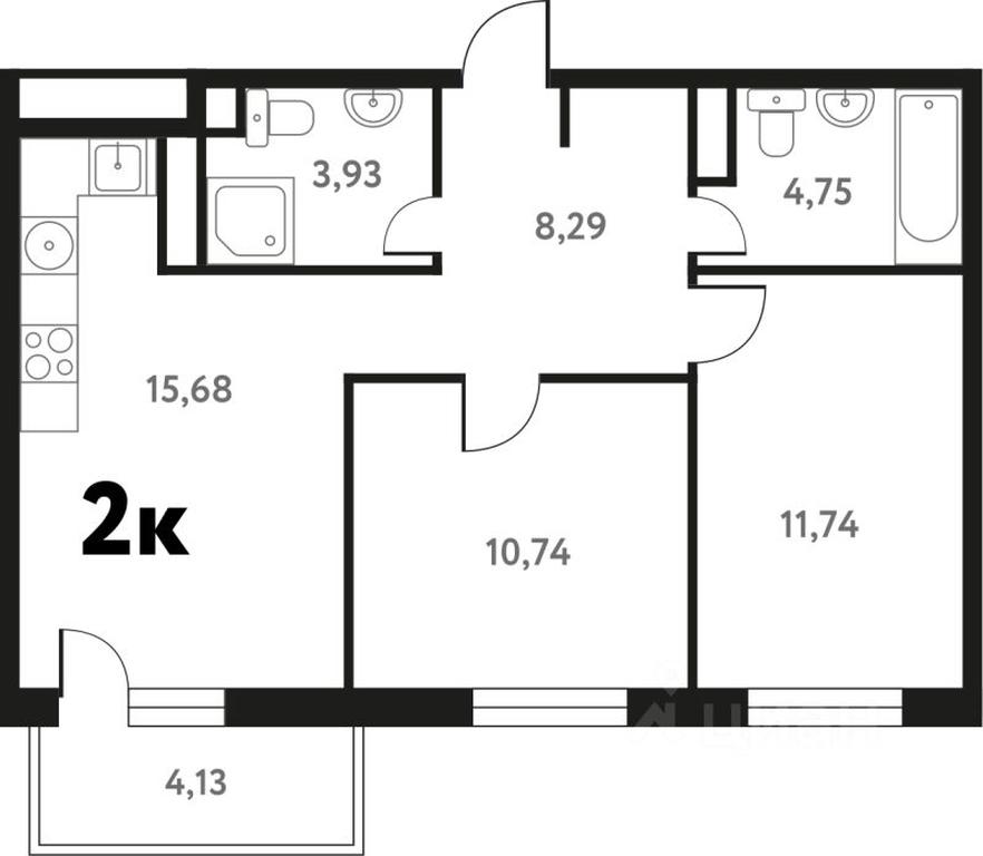 1-BD Apartment Sale, 56.54平方米 at Iuzhnoe Pushkino, Shkolnaya ulitsa, mikrorayon Mamontovka, Pushkino, Moscow Region, Russia #1 1-BD Apartment Sale, 56.54平方米 at Iuzhnoe Pushkino, Shkolnaya ulitsa, mikrorayon Mamontovka, Pushkino, Moscow Region, Russia #1
