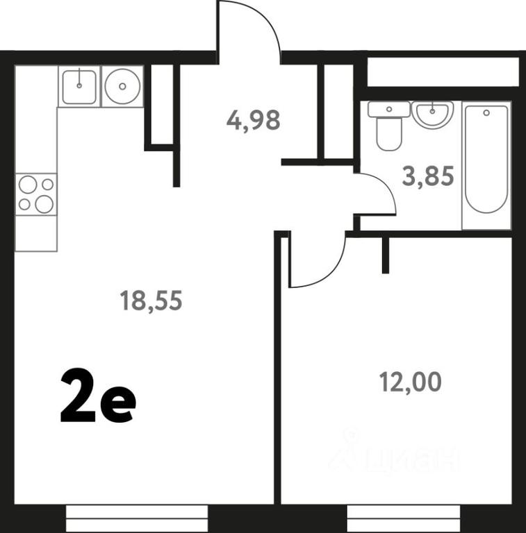 1-BD Apartment Sale, 39.48平方米 at Iuzhnoe Pushkino, Shkolnaya ulitsa, mikrorayon Mamontovka, Pushkino, Moscow Region, Russia #1 1-BD Apartment Sale, 39.48平方米 at Iuzhnoe Pushkino, Shkolnaya ulitsa, mikrorayon Mamontovka, Pushkino, Moscow Region, Russia #1