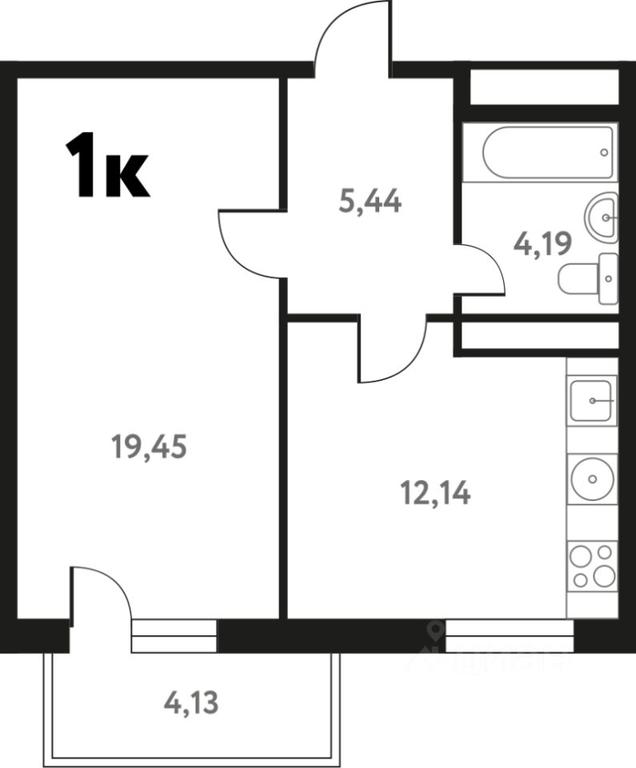 Apartment Sale, 41.97平方米 at Iuzhnoe Pushkino, Shkolnaya ulitsa, mikrorayon Mamontovka, Pushkino, Moscow Region, Russia #1 Apartment Sale, 41.97平方米 at Iuzhnoe Pushkino, Shkolnaya ulitsa, mikrorayon Mamontovka, Pushkino, Moscow Region, Russia #1