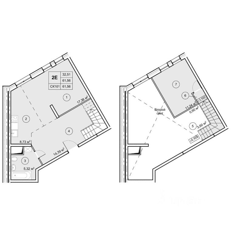 Apartment Sale, 61.55 sq. m. at Ekograd Novy Katuar, ulitsa Lva Tolstogo, rabochiy posyolok Nekrasovskiy, Dmitrovskiy Urban District, Moscow Region, Russia #1 Apartment Sale, 61.55 sq. m. at Ekograd Novy Katuar, ulitsa Lva Tolstogo, rabochiy posyolok Nekrasovskiy, Dmitrovskiy Urban District, Moscow Region, Russia #1
