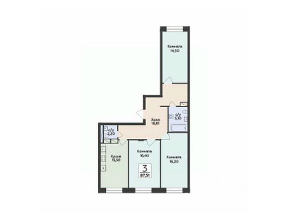 2-BD Apartment Sale, 87.51 sq. m. at Rodniki, Trudovaya ulitsa, Rodniki Township, Ramenskiy Urban District, Moscow Region, Russia #1 2-BD Apartment Sale, 87.51 sq. m. at Rodniki, Trudovaya ulitsa, Rodniki Township, Ramenskiy Urban District, Moscow Region, Russia #1