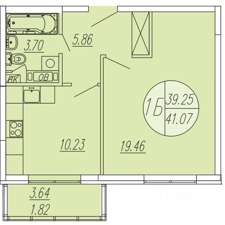 Apartment Sale, 41.07 sq. m. at Sholohovo, ulitsa Yunosti, zhiloy kompleks Sholokhovo, derevnya Sholokhovo, Mytishi Urban District, Moscow Region, Russia #1 Apartment Sale, 41.07 sq. m. at Sholohovo, ulitsa Yunosti, zhiloy kompleks Sholokhovo, derevnya Sholokhovo, Mytishi Urban District, Moscow Region, Russia #1