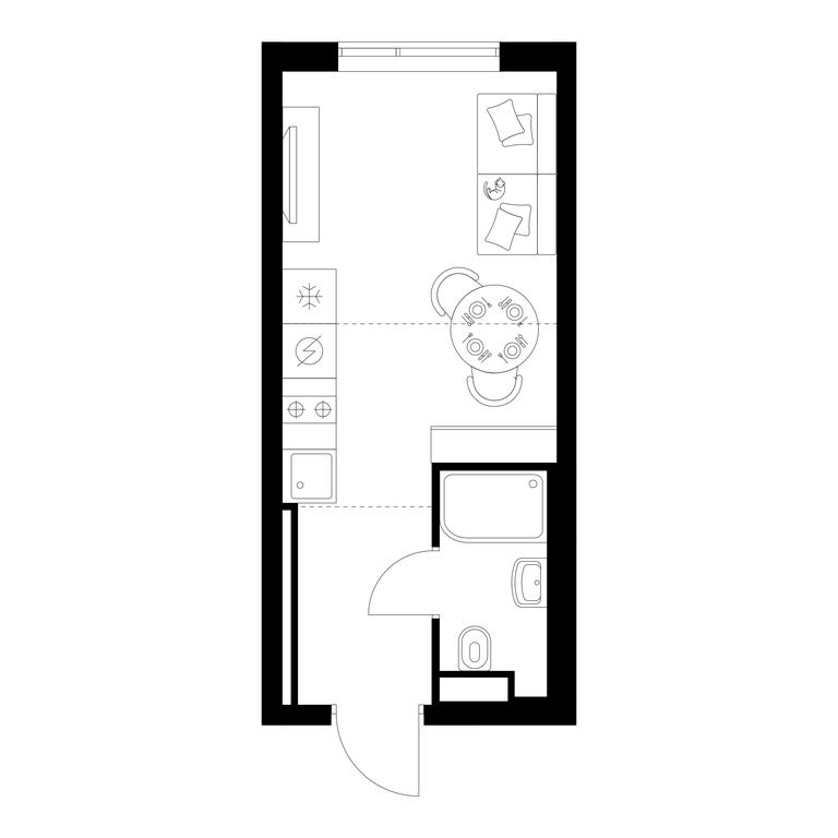 Apartment Sale, 20.4 sq. m. at Buninskaja naberezhnaja, ZhK Buninskaya Naberezhnaya, Moscow, Russia #1 Apartment Sale, 20.4 sq. m. at Buninskaja naberezhnaja, ZhK Buninskaya Naberezhnaya, Moscow, Russia #1