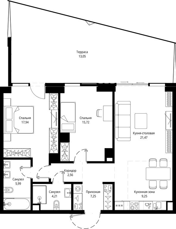 2-BD Apartment Sale, 98.63 sq. m. at Jois, 3rd Silikatny Drive, 10, Moscow, Russia #1 2-BD Apartment Sale, 98.63 sq. m. at Jois, 3rd Silikatny Drive, 10, Moscow, Russia #1
