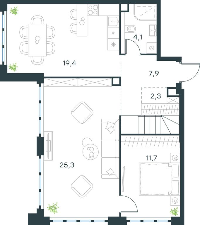 3-BD Apartment Sale, 113.8 sq. m. at Level Yzhnoportovaya, Yuzhnoportovaya Street, 28Ас17, Moscow, Russia #1 3-BD Apartment Sale, 113.8 sq. m. at Level Yzhnoportovaya, Yuzhnoportovaya Street, 28Ас17, Moscow, Russia #1