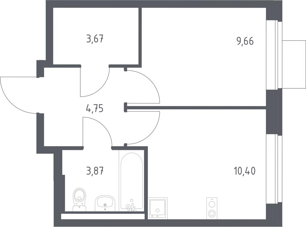 Apartment Sale, 32.35平方米 at Podolskie Kvartaly, zhiloy kompleks Podolskiye Kvartaly, Ryazanovskoe Settlement, Moscow, Russia #1 Apartment Sale, 32.35平方米 at Podolskie Kvartaly, zhiloy kompleks Podolskiye Kvartaly, Ryazanovskoe Settlement, Moscow, Russia #1