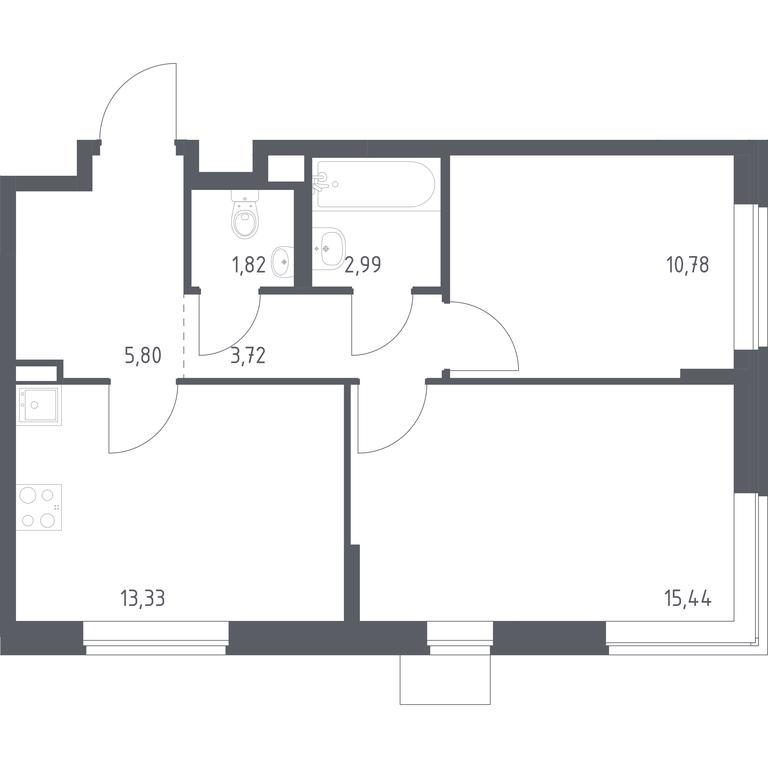 1-BD Apartment Sale, 53.88 sq. m. at Podolskie Kvartaly, zhiloy kompleks Podolskiye Kvartaly, Ryazanovskoe Settlement, Moscow, Russia #1 1-BD Apartment Sale, 53.88 sq. m. at Podolskie Kvartaly, zhiloy kompleks Podolskiye Kvartaly, Ryazanovskoe Settlement, Moscow, Russia #1