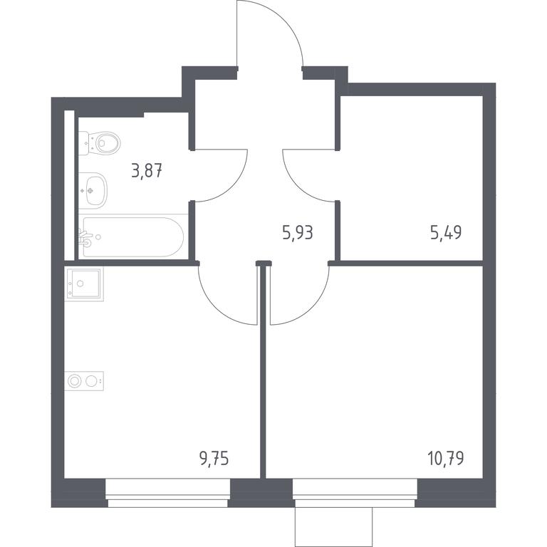 Apartment Sale, 35.83 sq. m. at Podolskie Kvartaly, zhiloy kompleks Podolskiye Kvartaly, Ryazanovskoe Settlement, Moscow, Russia #1 Apartment Sale, 35.83 sq. m. at Podolskie Kvartaly, zhiloy kompleks Podolskiye Kvartaly, Ryazanovskoe Settlement, Moscow, Russia #1