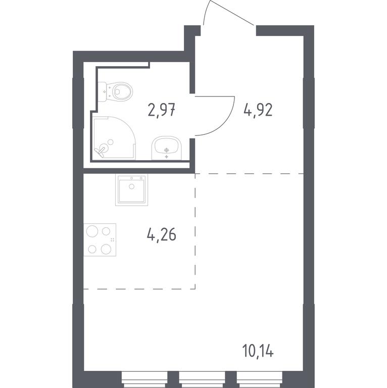 Apartment Sale, 22.29平方米 at Ostafevo, Ostafyevskoe Highway, 12к1, Ryazanovskoe Settlement, Moscow, Russia #1 Apartment Sale, 22.29平方米 at Ostafevo, Ostafyevskoe Highway, 12к1, Ryazanovskoe Settlement, Moscow, Russia #1