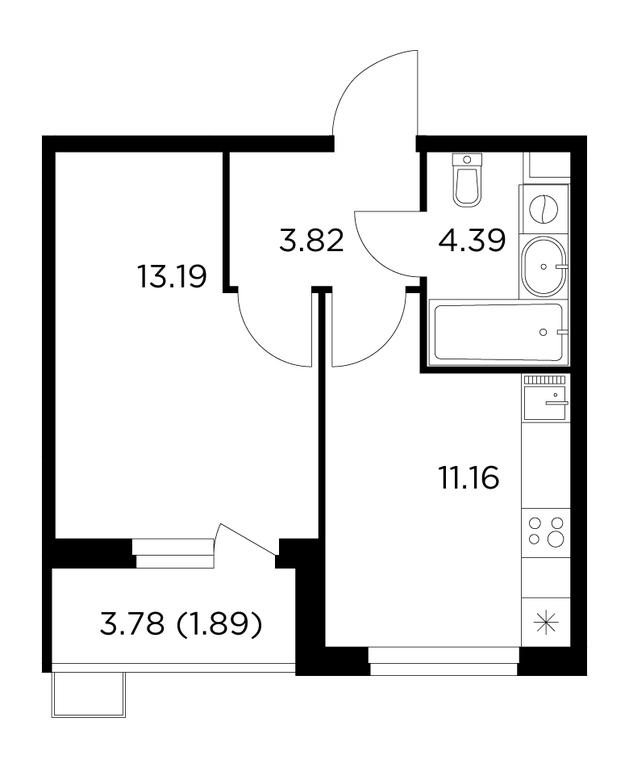 1-BD Apartment Sale, 34.1 sq. m. at Novoe Pushkino, mikrorayon Novoye Pushkino, Pushkino, Moscow Region, Russia #1 1-BD Apartment Sale, 34.1 sq. m. at Novoe Pushkino, mikrorayon Novoye Pushkino, Pushkino, Moscow Region, Russia #1