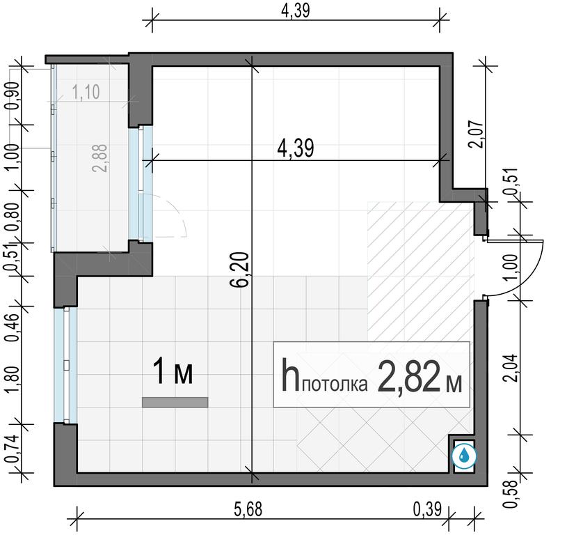 1-BD Apartment Sale, 33.33 sq. m. at Novoe Pushkino, mikrorayon Novoye Pushkino, Pushkino, Moscow Region, Russia #2 1-BD Apartment Sale, 33.33 sq. m. at Novoe Pushkino, mikrorayon Novoye Pushkino, Pushkino, Moscow Region, Russia #2