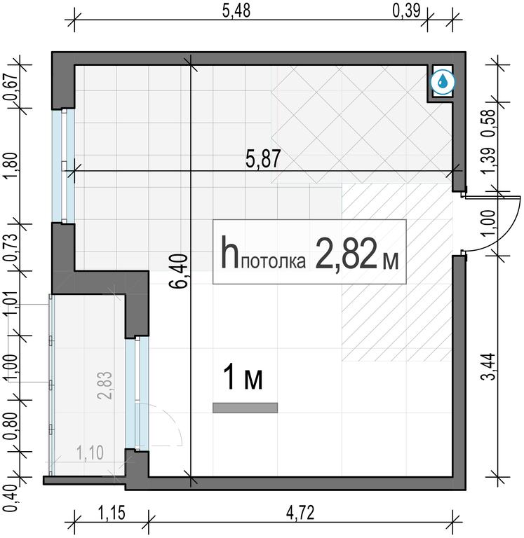 1-BD Apartment Sale, 34.24 sq. m. at Novoe Pushkino, mikrorayon Novoye Pushkino, Pushkino, Moscow Region, Russia #2