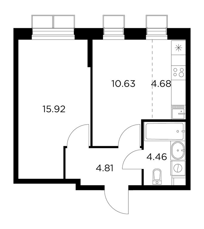 1-BD Apartment Sale, 40.5 sq. m. at Novoe Pushkino, mikrorayon Novoye Pushkino, Pushkino, Moscow Region, Russia #1 1-BD Apartment Sale, 40.5 sq. m. at Novoe Pushkino, mikrorayon Novoye Pushkino, Pushkino, Moscow Region, Russia #1