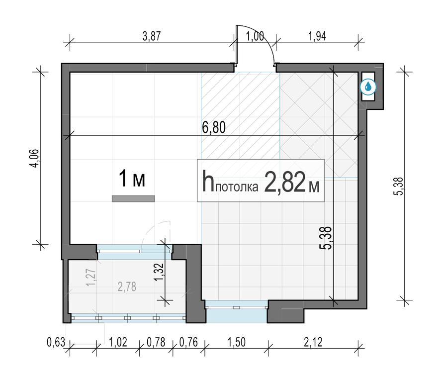 1-BD Apartment Sale, 33.44 sq. m. at Novoe Pushkino, mikrorayon Novoye Pushkino, Pushkino, Moscow Region, Russia #2 1-BD Apartment Sale, 33.44 sq. m. at Novoe Pushkino, mikrorayon Novoye Pushkino, Pushkino, Moscow Region, Russia #2