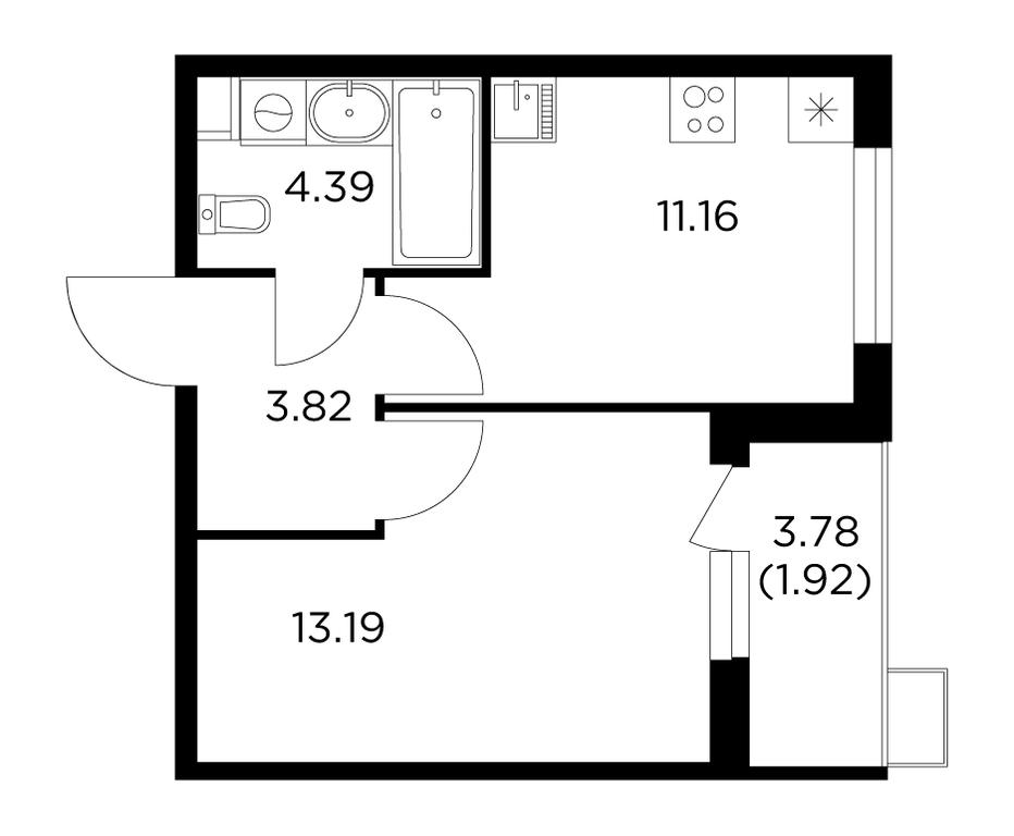 1-BD Apartment Sale, 34.45 sq. m. at Novoe Pushkino, mikrorayon Novoye Pushkino, Pushkino, Moscow Region, Russia #1 1-BD Apartment Sale, 34.45 sq. m. at Novoe Pushkino, mikrorayon Novoye Pushkino, Pushkino, Moscow Region, Russia #1