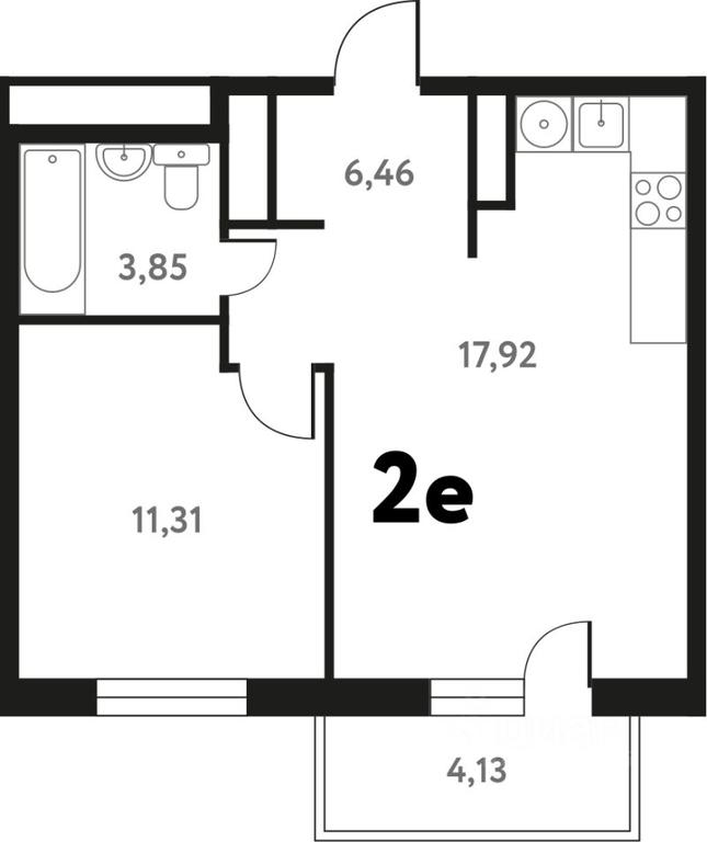 1-BD Apartment Sale, 40.86平方米 at Iuzhnoe Pushkino, Shkolnaya ulitsa, mikrorayon Mamontovka, Pushkino, Moscow Region, Russia #1 1-BD Apartment Sale, 40.86平方米 at Iuzhnoe Pushkino, Shkolnaya ulitsa, mikrorayon Mamontovka, Pushkino, Moscow Region, Russia #1