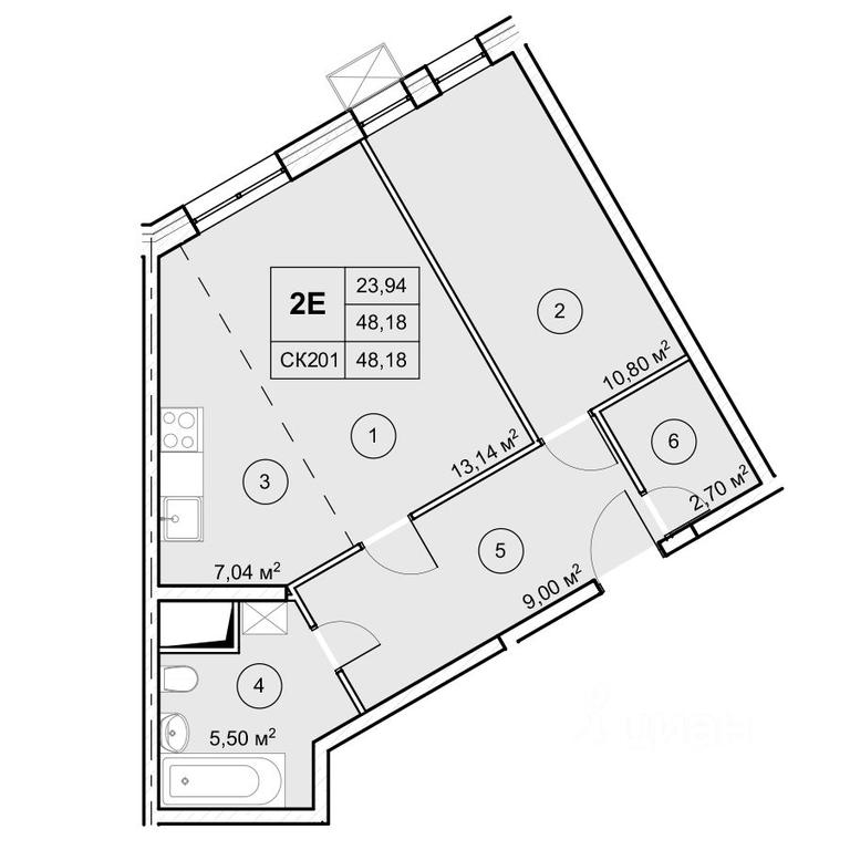 1-BD Apartment Sale, 48.18 sq. m. at Ekograd Novy Katuar, ulitsa Lva Tolstogo, rabochiy posyolok Nekrasovskiy, Dmitrovskiy Urban District, Moscow Region, Russia #1 1-BD Apartment Sale, 48.18 sq. m. at Ekograd Novy Katuar, ulitsa Lva Tolstogo, rabochiy posyolok Nekrasovskiy, Dmitrovskiy Urban District, Moscow Region, Russia #1