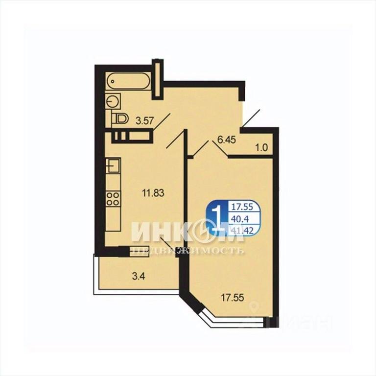 Apartment Sale, 41.8平方米 at Moskvoretskiy, Moskvoretskaya ulitsa, rabochiy posyolok Tuchkovo, Ruzskiy City District, Moscow Region, Russia #1 Apartment Sale, 41.8平方米 at Moskvoretskiy, Moskvoretskaya ulitsa, rabochiy posyolok Tuchkovo, Ruzskiy City District, Moscow Region, Russia #1