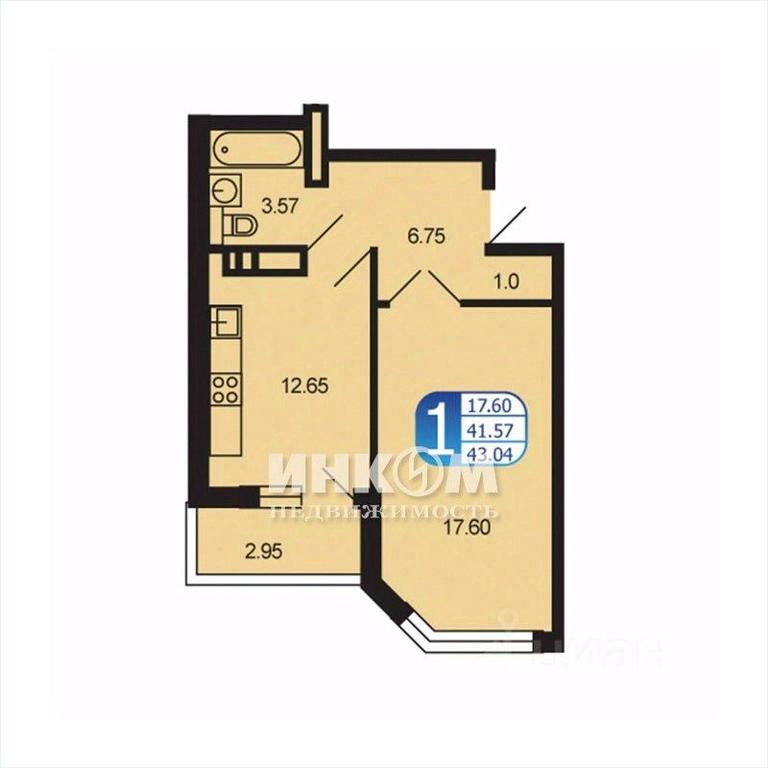 Apartment Sale, 43.04平方米 at Moskvoretskiy, Moskvoretskaya ulitsa, rabochiy posyolok Tuchkovo, Ruzskiy City District, Moscow Region, Russia #1 Apartment Sale, 43.04平方米 at Moskvoretskiy, Moskvoretskaya ulitsa, rabochiy posyolok Tuchkovo, Ruzskiy City District, Moscow Region, Russia #1