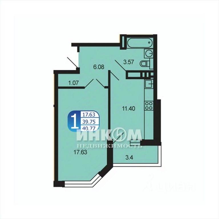 Apartment Sale, 40.77平方米 at Moskvoretskiy, Moskvoretskaya ulitsa, rabochiy posyolok Tuchkovo, Ruzskiy City District, Moscow Region, Russia #1 Apartment Sale, 40.77平方米 at Moskvoretskiy, Moskvoretskaya ulitsa, rabochiy posyolok Tuchkovo, Ruzskiy City District, Moscow Region, Russia #1