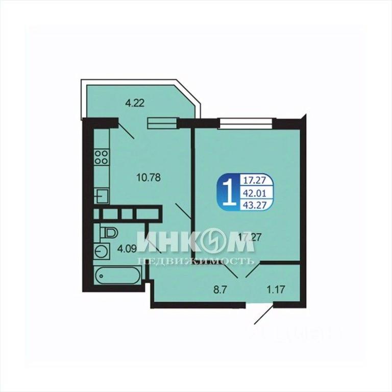 Apartment Sale, 43.27平方米 at Moskvoretskiy, Moskvoretskaya ulitsa, rabochiy posyolok Tuchkovo, Ruzskiy City District, Moscow Region, Russia #1 Apartment Sale, 43.27平方米 at Moskvoretskiy, Moskvoretskaya ulitsa, rabochiy posyolok Tuchkovo, Ruzskiy City District, Moscow Region, Russia #1