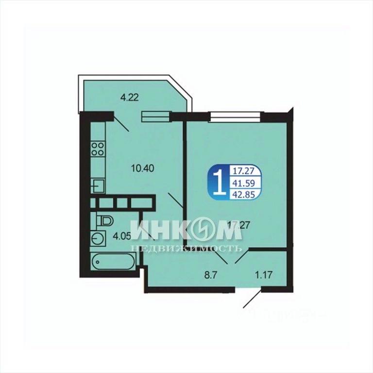 Apartment Sale, 42.85平方米 at Moskvoretskiy, Moskvoretskaya ulitsa, rabochiy posyolok Tuchkovo, Ruzskiy City District, Moscow Region, Russia #1 Apartment Sale, 42.85平方米 at Moskvoretskiy, Moskvoretskaya ulitsa, rabochiy posyolok Tuchkovo, Ruzskiy City District, Moscow Region, Russia #1