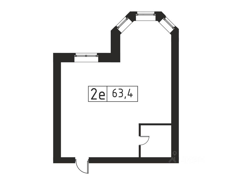 Apartment Sale, 63.4 sq. m. at Bereg, Beregovaya Street, Khimki, Moscow Region, Russia #1