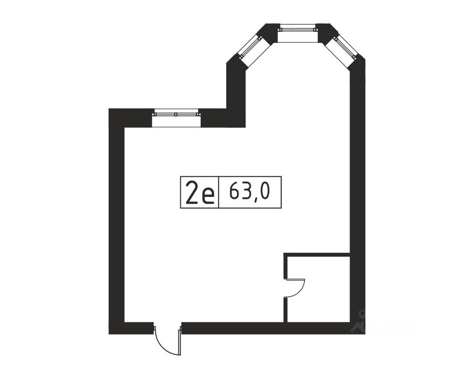 Apartment Sale, 63平方米 at Bereg, Beregovaya Street, Khimki, Moscow Region, Russia #1