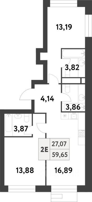 1-BD Apartment Sale, 59.6 sq. m. at Smart Garden (Smart Garden), 5-ya ulitsa Lesnyye Polyany, posyolok Gazoprovod, Kommunarka District, Novomoskovskiy Administrative Okrug, Moscow, Russia #1 1-BD Apartment Sale, 59.6 sq. m. at Smart Garden (Smart Garden), 5-ya ulitsa Lesnyye Polyany, posyolok Gazoprovod, Kommunarka District, Novomoskovskiy Administrative Okrug, Moscow, Russia #1