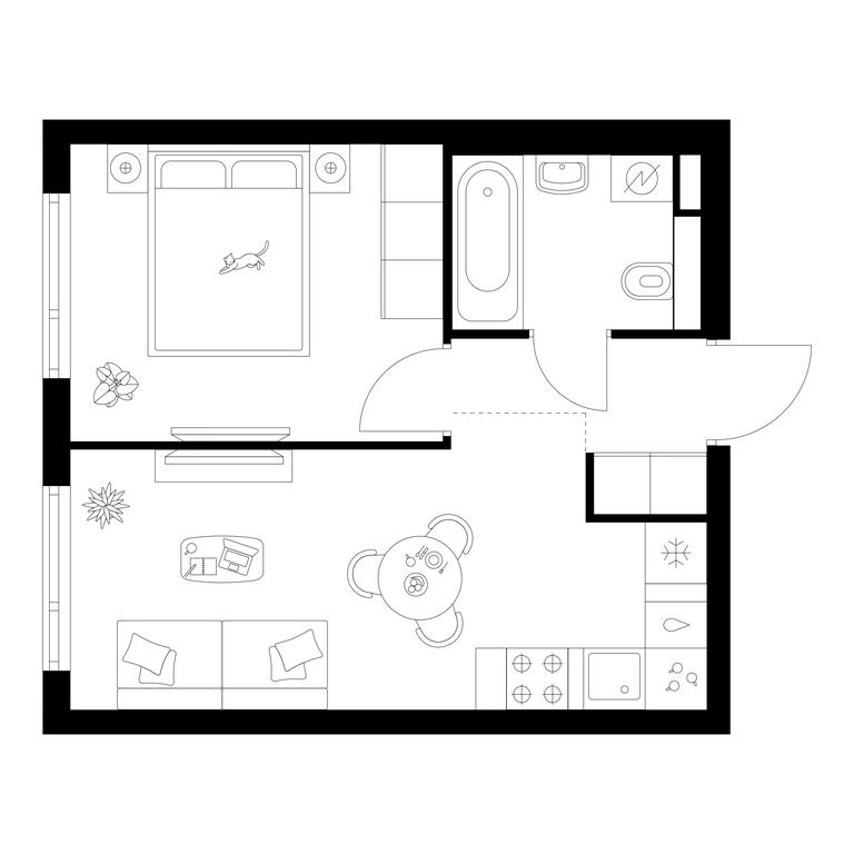 1-BD Apartment Sale, 32.6 sq. m. at Salarevo Park, Salaryevskaya Street, 8к1, Moskovskiy Settlement, Moscow, Russia #1 1-BD Apartment Sale, 32.6 sq. m. at Salarevo Park, Salaryevskaya Street, 8к1, Moskovskiy Settlement, Moscow, Russia #1