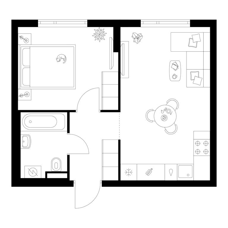 1-BD Apartment Sale, 38.1 sq. m. at Salarevo Park, Salaryevskaya Street, 8к1, Moskovskiy Settlement, Moscow, Russia #1 1-BD Apartment Sale, 38.1 sq. m. at Salarevo Park, Salaryevskaya Street, 8к1, Moskovskiy Settlement, Moscow, Russia #1