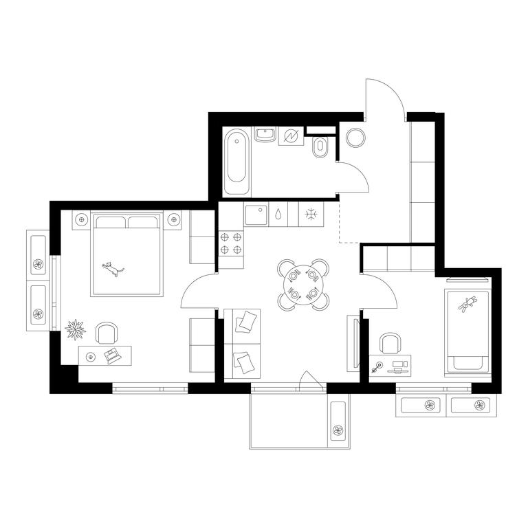 Продажа 2-комн. квартиры, 49,6 м² в ЖК «Саларьево парк», Саларьевская улица, 8к1, поселение Московский, Москва, Россия #1