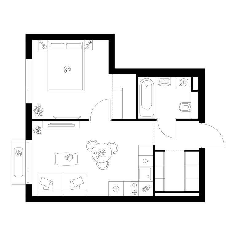 1-BD Apartment Sale, 35.8 sq. m. at Salarevo Park, Salaryevskaya Street, 8к1, Moskovskiy Settlement, Moscow, Russia #1 1-BD Apartment Sale, 35.8 sq. m. at Salarevo Park, Salaryevskaya Street, 8к1, Moskovskiy Settlement, Moscow, Russia #1