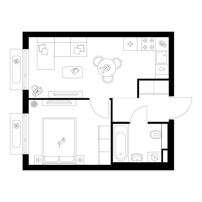 1-BD Apartment Sale, 33.5 sq. m. at Salarevo Park, Salaryevskaya Street, 8к1, Moskovskiy Settlement, Moscow, Russia #1 1-BD Apartment Sale, 33.5 sq. m. at Salarevo Park, Salaryevskaya Street, 8к1, Moskovskiy Settlement, Moscow, Russia #1